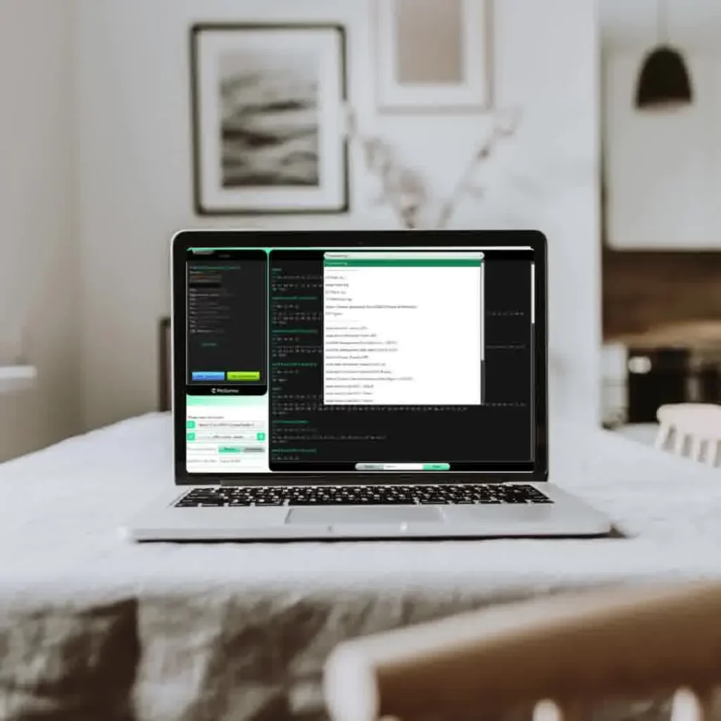 Mockup of the testing tool Terminal Simulator for Payment Applications.