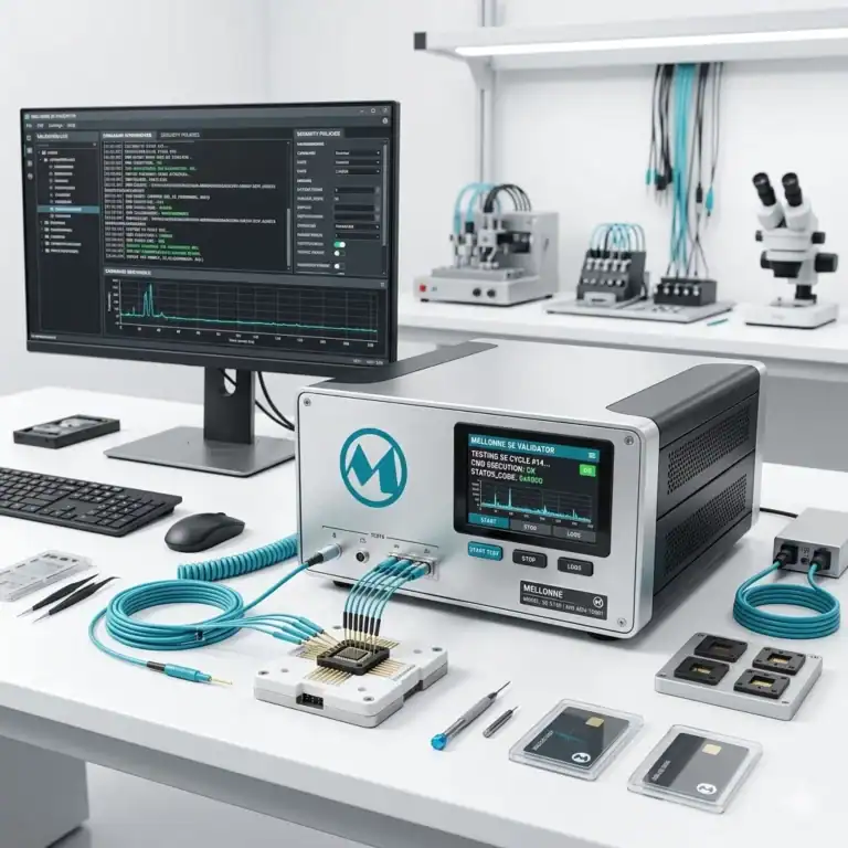 secure element testing platform executing GlobalPlatform commands